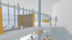 Kino Šiška:  Idejni osnutek centra glasbenih in scenskih umetnosti kino Šiška, Vir: Mestna občina Ljubljana  