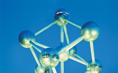 Atomium, rahlo zarjavela “znamenitost” Bruslja.