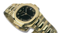 Patek philippe nautilus, ref. 3800/1. Uro si lahko omislite tudi v zlatu, toda z njo ne hodite predaleč stran od jahte – tudi za v vodo je je škoda. Cena: 34.700 švicarskih frankov, medtem ko njena jeklena sestra stane »borih« 12 tisočakov.