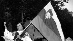 Atentat: Ivan Kramberger, prva politična žrtev (1992) // foto: Borut Krajnc