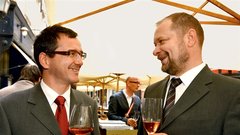 Bogdan Pušnik (MedvešekPušnik BPH) in Alojz Kovšca (Trinit)