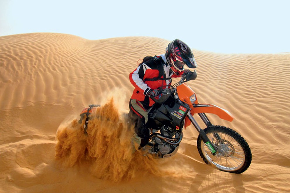 Tunizijska motoavantura: Peskovnik za velike otroke