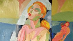 NA OBALI, 70 x 90 cm