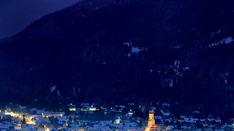 Nemško smučarsko središče Garmisch-Partenkirchen