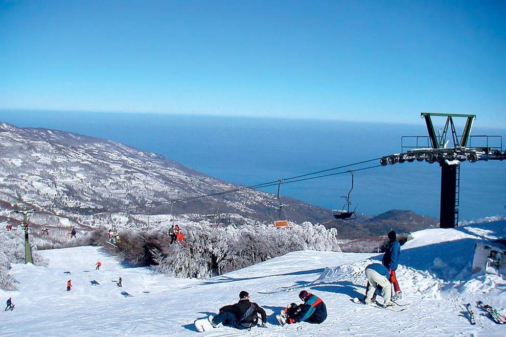 Grško smučarsko središče Pelion