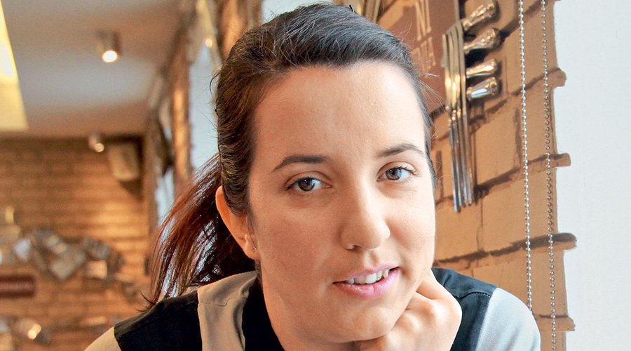 Julijana Krapež se najbolje počuti v kuhinji (foto: Goran Antley)