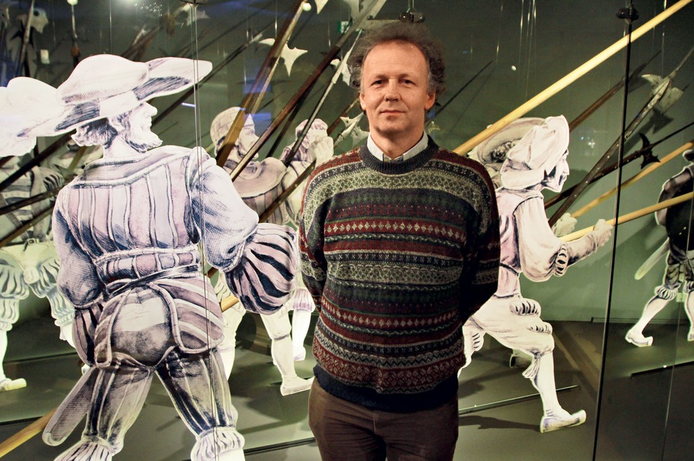 Zgodovinar Tomaž Nabergoj: "Vitezi so bili nekoliko priviligirani!" (foto: Goran Antley)