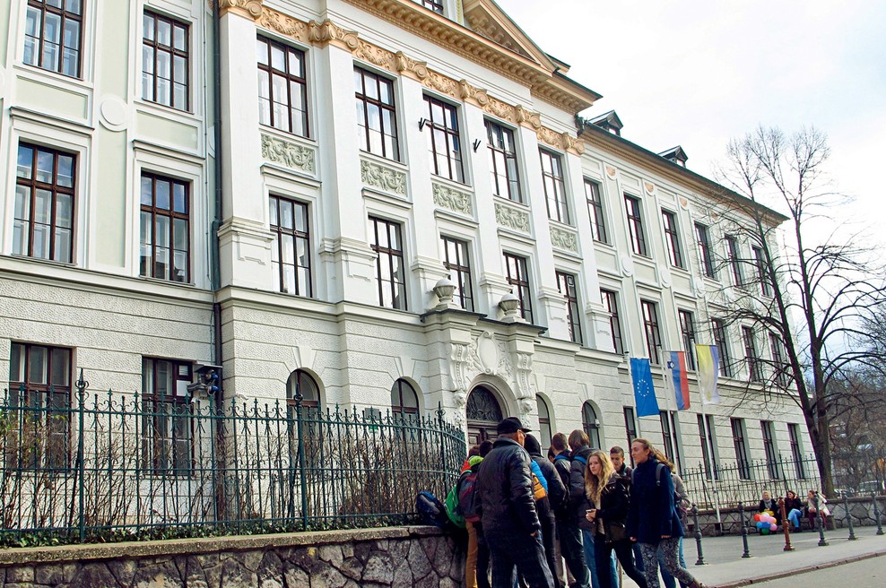 Gimnazija Poljane v Ljubljani. (foto: Goran Antley)