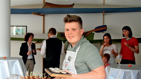 Tin Hadžić Žorž - najstnik, ki je na poti do vrhunskega kuharja