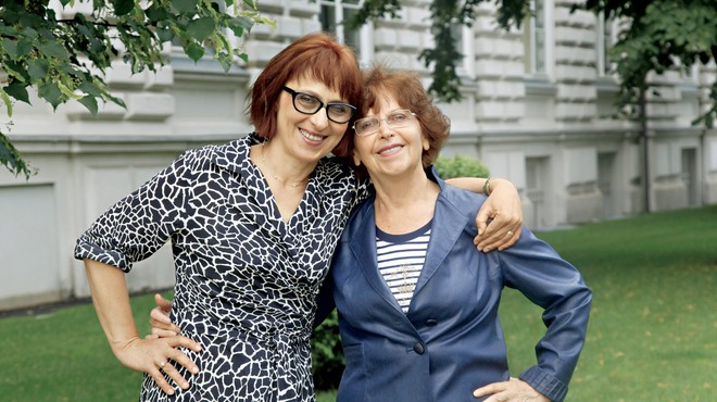 Intervju z modno mamo Marijo Mimi Udovič in hčerko Suzano Duhovnik (foto: Helena Kermelj)