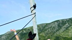Sveže ulovljena tuna ob Zlatnem ratu