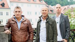 Trije od štirih članov skupine Shamballa: Matej Perih - Jagat, Tim Zupančič in Rok Gršič.