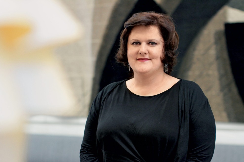 Intervju z Uršulo Cetinski: "V Cankarjevem domu se srečata slovenska in svetovna umetnost" (foto: Goran Antley)