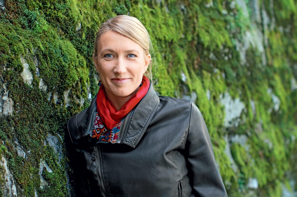 Irena Cerar: "Otroci obožujejo gradove ter razvaline,  a dobro je obiskati tudi cerkvico, mlin ali skrivnostno gradbišče" (foto: Goran Antley)