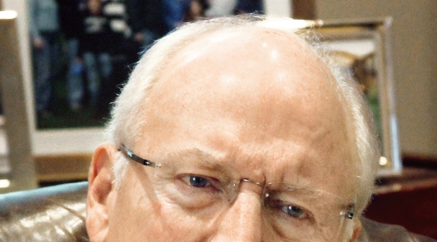 Kontroverzni ameriški podpredsednik Dick Chaney o izključitvi z Yala, pijači in lezbični hčeri (foto: Nicholas Kalman)