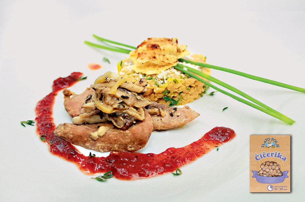Gourmet: Čičerkin tatarec, račje prsi in brusnična omaka (foto: Playboy Press)