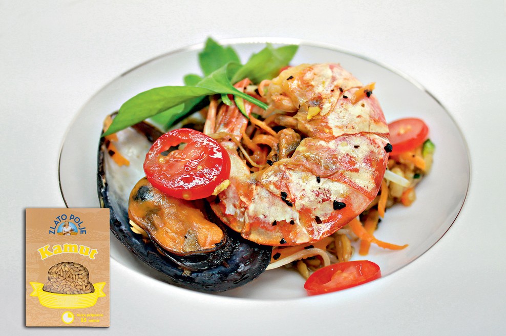 Gourmet: Kamut z morskimi sadeži (foto: Playboy Press)