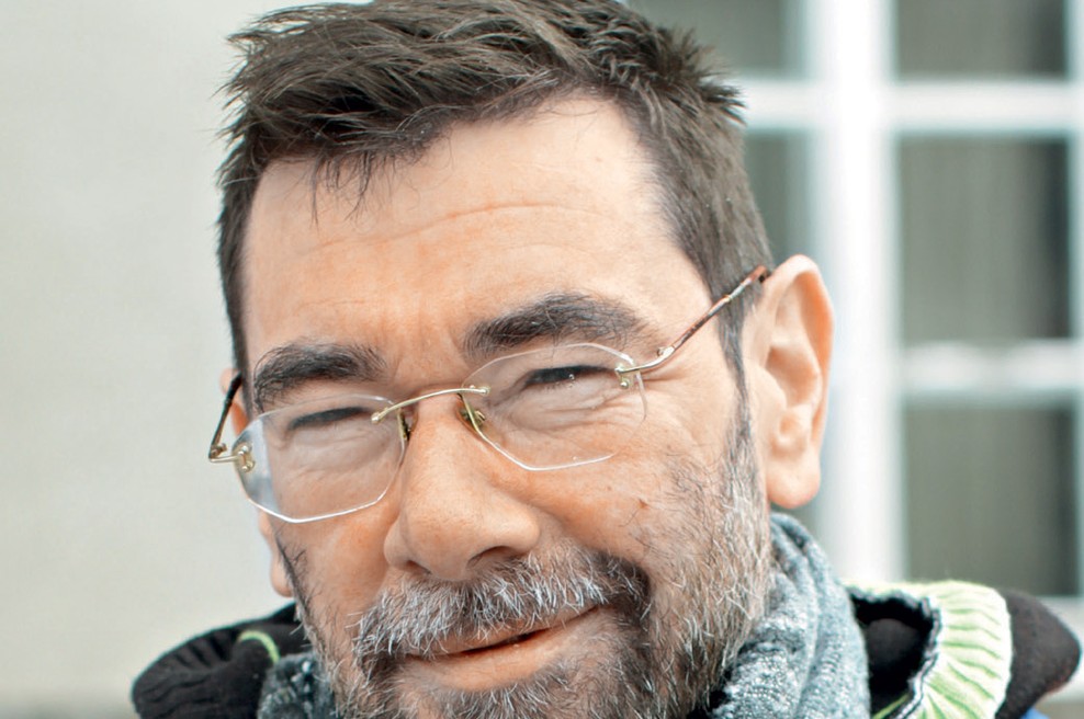 Matjaž Pograjc: "Nekoč bom režiral telefonski imenik. Vsa ta imena, vse te skrite zgodbe." (foto: Goran Antley)