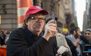 Na sobotnih njujorških protestih tudi Michael Moore
