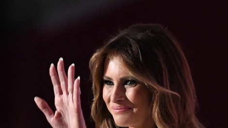 Na gala sprejemu v čast prve dame Amerike zaman čakali Melanio Trump!