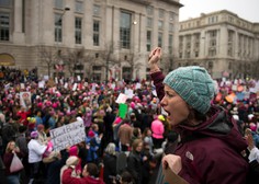 Protestni pohod žensk v Washingtonu presegel pričakovanja! Trump užaljeno ne prizna številčnosti shoda!
