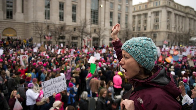 Protestni pohod žensk v Washingtonu presegel pričakovanja! Trump užaljeno ne prizna številčnosti shoda! (foto: profimedia)