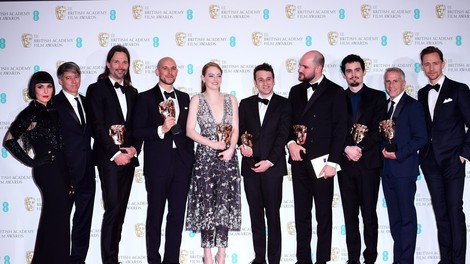 Dežela La La s petimi nagradami bafta