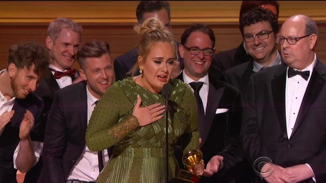 Grammyje za album, pesem in posnetek leta je osvojila Adele! (foto: profimedia)