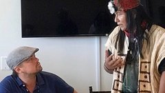 Leonardo DiCaprio na protestu za okolje v Washingtonu