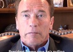 Schwarzenegger Trumpu: "En človek ne more uničiti našega napredka."