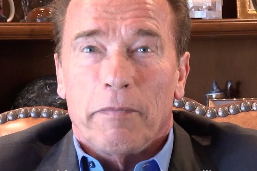 Schwarzenegger Trumpu: "En človek ne more uničiti našega napredka." (foto: profimedia)