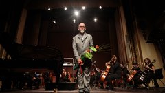 V dvorani Grand hotela Union je bil glavna zvezda John Malkovich