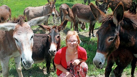 Valerija Vale Verhovnik: "Ne, osli niso trmasti, so pametni"