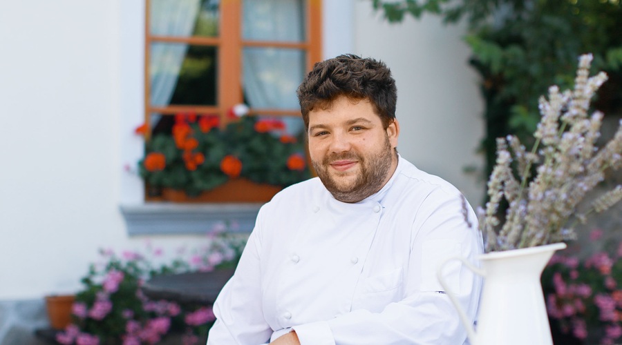 Luka Košir: Če imaš dobro surovino,  imaš v kuhinji pol manj dela (foto: Goran Antley)