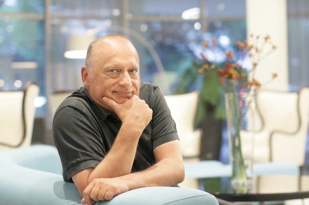 Pogovor z Mirsadom Purivatro, direktorjem Sarajevskega filmskega festivala (foto: Goran Antley)