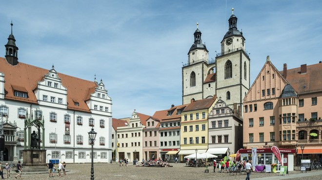 V Wittenbergu slovesno ob 500. obletnici objave Luthrovih tez (foto: profimedia)