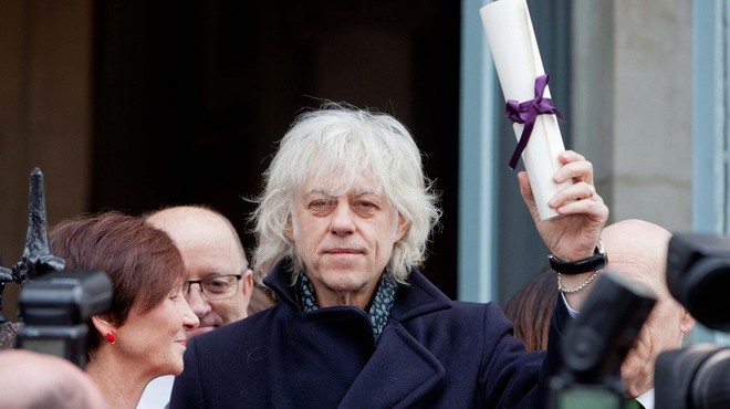 Bob Geldof protestno vrnil naziv častnega občana Dublina (foto: profimedia)