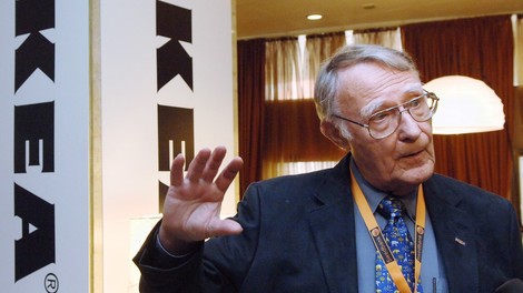 Umrl je ustanovitelj Ikee Ingvar Kamprad