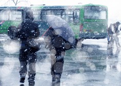 V Srbiji smrt zaradi mraza, v BiH preglavice zaradi snega