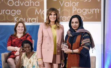 Melania Trump glavna govornica na podelitvi mednarodnih nagrad pogumnim ženskam
