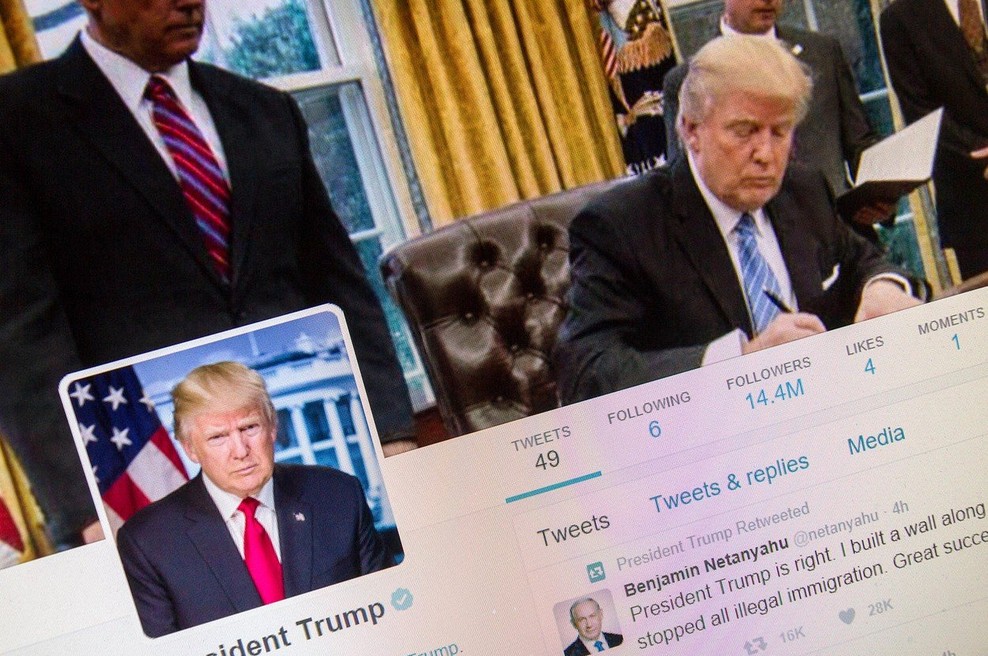 Predsednik Donald Trump ne sme blokirati kritikov na Twitterju! (foto: profimedia)