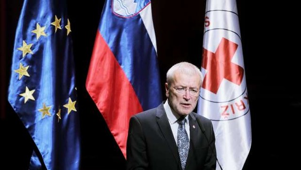 
                            Dušan Keber: "Vprašajte se, zakaj v dveh letih odhaja že drugi predsednik Rdečega križa Slovenije!" (foto: Daniel Novakovič/STA)