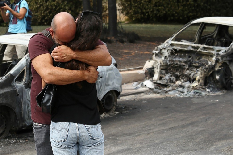 V Grčiji žalovanje za žrtvami požarov (foto: Profimedia)