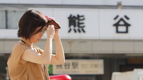Japonska: Zaradi hude vročine umrlo 65 ljudi
