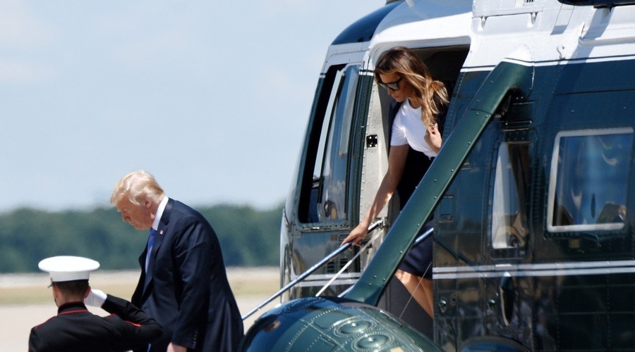 Melania Trump v Tennesseeju obiskala otroke odvisnikov od mamil (foto: profimedia)