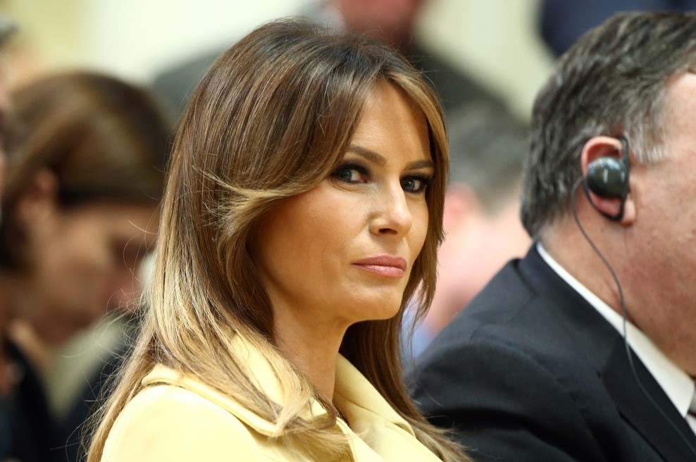 Letalo z Melanio Trump na krovu je moralo zasilno pristati (foto: Profimedia)
