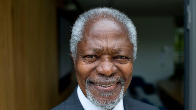 V Švici je po krajši bolezni danes umrl nekdanji generalni sekretar ZN Kofi Annan (foto: profimedia)