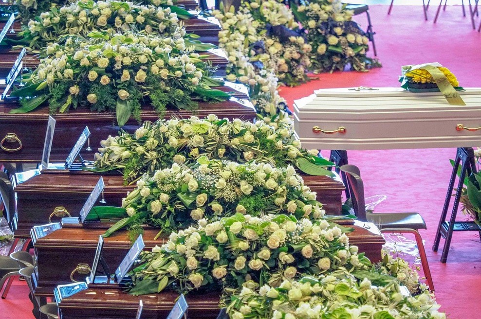 Dan žalovanja in državni pogreb za žrtve zrušenega viadukta v Genovi (foto: profimedia)