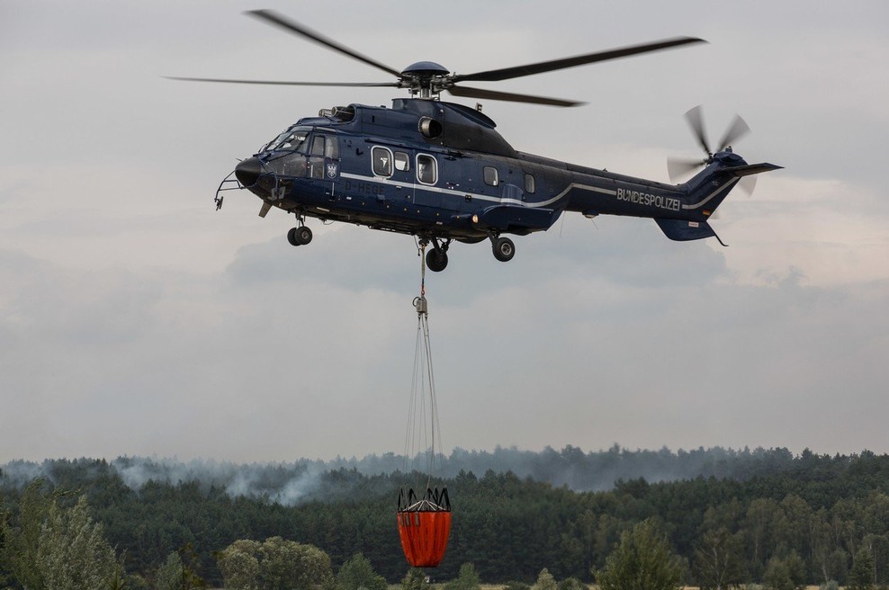 Nevaren požar blizu Berlina ogroža tudi zaradi neeksplodiranih ubojnih sredstev iz II. svetovne vojne (foto: profimedia)