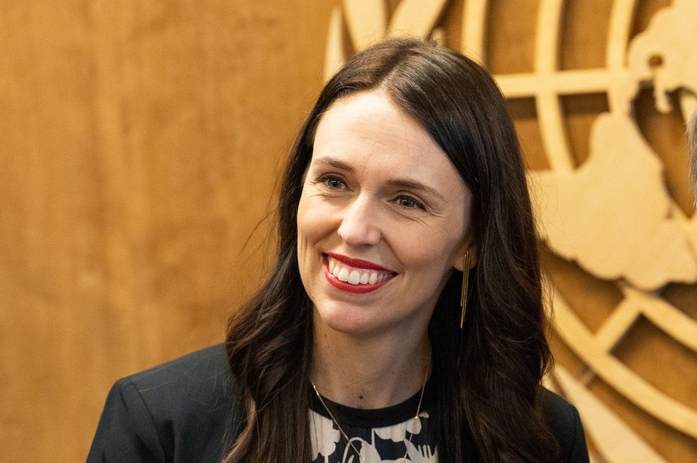 Novozelandska premierka Jacinda Ardern na skupščini ZN s trimesečno dojenčico (foto: profimedia)